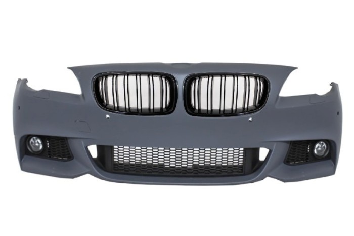 Bara Fata BMW Seria 5 F10 F11 (2011-2014) M-Technik Design cu Grile Centrale M Design Performance AutoTuning