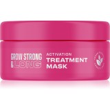 Lee Stafford Grow Strong &amp; Long Activation Treatment Mask Masca de par &icirc;mpotriva părului fragil 200 ml