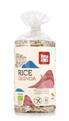 Rondele de orez expandat cu quinoa eco 100g Lima foto