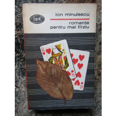 Ion Minulescu - Romante pentru mai tarziu