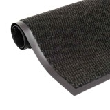 Cumpara ieftin Covor de usa anti-praf, negru, 80x120 cm, dreptunghiular