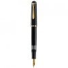 Stilou Pelikan Classic M200 F, Penita Aur, Piston, Negru