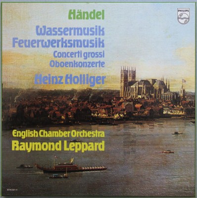 Vinil Editie Cartonata 3XLPH&amp;auml;ndel / English Chamber Orchestra, Heinz Holliger, Raymond Leppard (VG++) foto