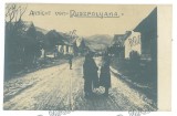 3855 - RUSPOLYANA, Poienile de sub Munte, Maramures, ethnics on the street, Romania - old postcard, real Photo - unused