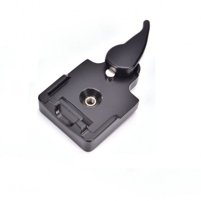 Patina quick-release replace Manfrotto cu filet 1/4 tata si 3/8 mama pentru video rig, trepiede, monopiede foto
