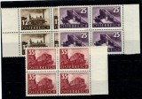 Austria 1937 - Caile ferate, serie bloc de 4 neuzata