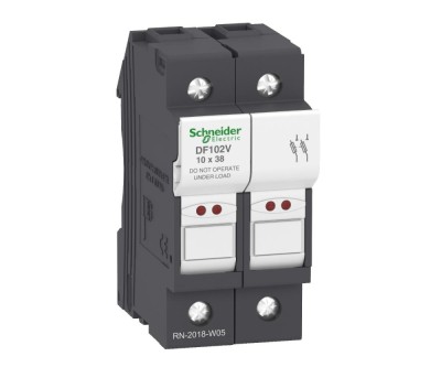 Separator cu fuzibil 2P led 32A 10X38mm Schneider DF102V foto