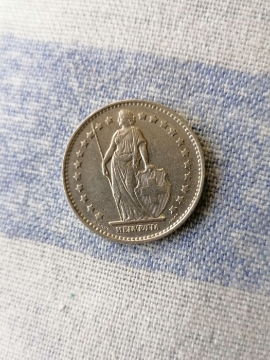 MONEDA 1 FRANC 1969 B. ELVETIA