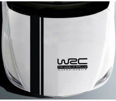 Sticker capota auto WRC foto