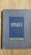 Colectia texte filosofice- Spinoza foto