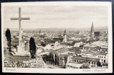 Cluj 1941 - Panorama (vedere de sus) - kolozsvar - Kilatas a fellegvarrol - printata, circulata la Budapesta, timbru intact, stampila lizibila, Necirculata, Fotografie, Cluj Napoca