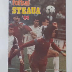 Revista Fotbal Steaua 1988 - POSTER Castigatoarea Campionatului Si A Cupei