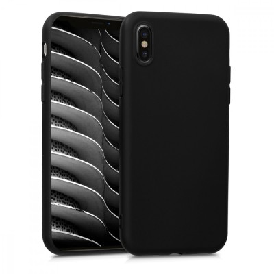 Husa pentru Apple iPhone X / iPhone XS, Silicon, Negru, 42492.47 foto