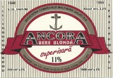 NI512 Etichetă bere blondă superioară Ancora, 1994-1995, Societatea comercială Malț Bere Galați SA