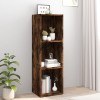VidaXL Bibliotecă/dulap TV stejar afumat, 36x30x114 cm, lemn prelucrat