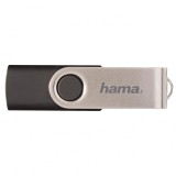 Memorie USB Hama Rotate 104302, 64GB, USB 2.0, Negru