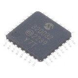 Microcontroler AVR TQFP32 27 &Icirc;ntreruperi 1 Comparator AVR32