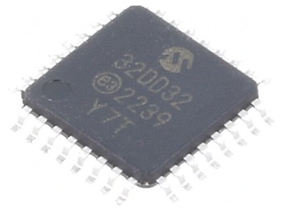 Microcontroler AVR TQFP32 27 &amp;Icirc;ntreruperi 1 Comparator AVR32 foto