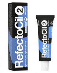 Vopsea sprancene si gene RefectoCil 2 Blue Black foto