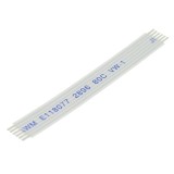 Banda FFC, 6 fire, lungime 5.5cm, 55x7x0.2mm, cu lipire pe placa, 253300