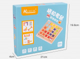 Joc educativ montessori din Lemn Tetris Pisica si Soarecele CC-56