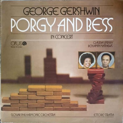 Disc vinil, LP. PORGY AND BESS IN CONCERT-George Gershwin, Claudia Lindsey, Benjamin Matthews, Slovak Philh-287435 foto