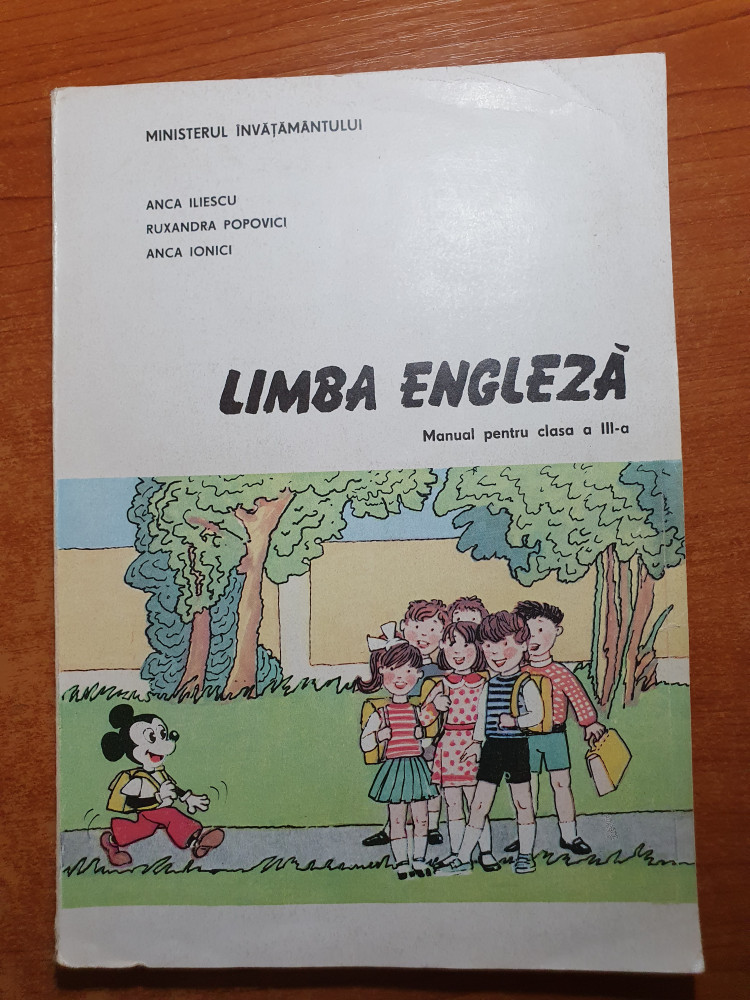 Manual limba engleza pentru clasa a 3-a - din anul 1996 | Okazii.ro