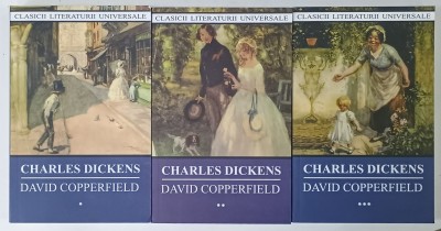 DAVID COPPERFIELD de CHARLES DICKENS , VOLUMELE I - III , 2022 foto