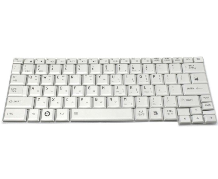 Tastatura Toshiba Argintie Portege R500, Portege R501, Portege R502