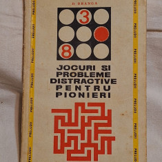 Jocuri si probleme distractive pt Pionieri, carte Ed. Didactica Bucuresti 1970