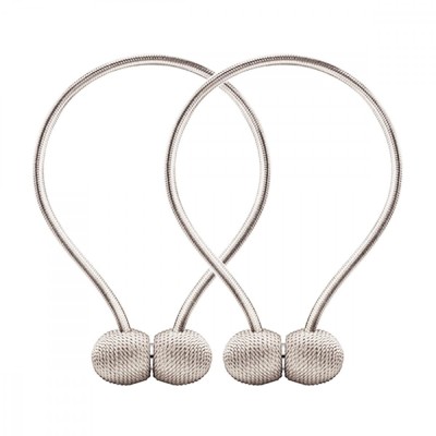 Bratara magnetica de prindere perdele draperii, model BEIGE BALLS foto