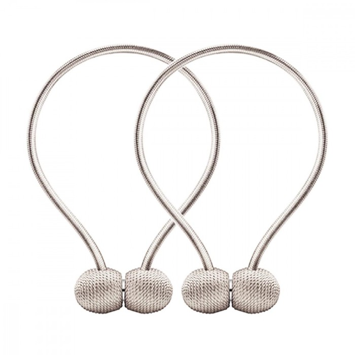 Bratara magnetica de prindere perdele draperii, model BEIGE BALLS