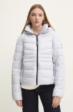 Superdry geaca femei, culoarea gri, de iarna, W5011724A-B9M