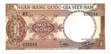 -Vietnam Vietnamul de Sud 1 Dong 1964 P-15 Seria 438244