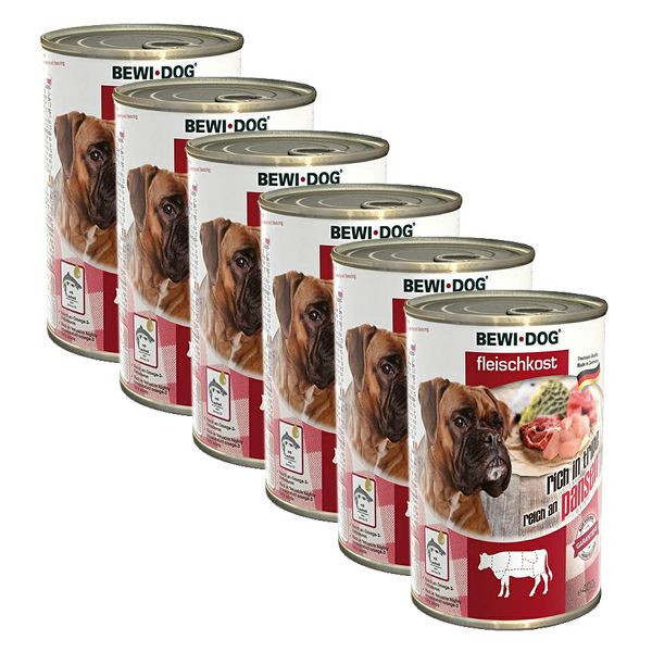 Nou Conservă BEWI DOG &ndash; Beef Tripe - 6 x 400g