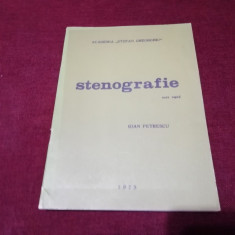 IOAN PETRESCU - STENOGRAFIE CURS RAPID 1975 ACADEMIA STEFAN GHEORGHIU
