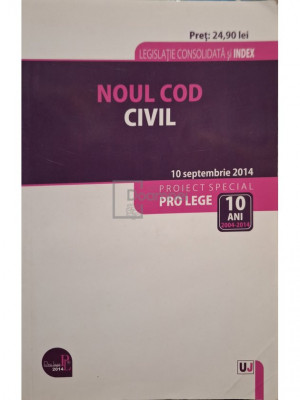 Noul cod civil (editia 2014) foto