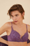 Women&#039;secret sutien SENSE 2 culoarea violet, dantela, neted, 7916321.320.322