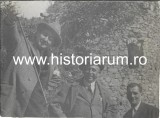 M1909N Octavian Goga și Alexandru Hodoș la cetatea Bologa, județul Cluj, anii 1930