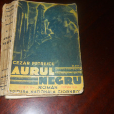 Aurul negru vol II - Pamant si cer-Cezar Petrescu ,Ed. II a cca 1940