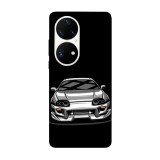 Husa compatibila cu Huawei P40 Pro model Toyota supra mk4, Silicon, TPU, Viceversa, Transparent, Carcasa