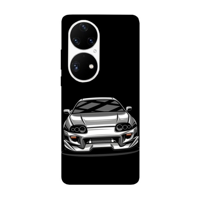 Husa compatibila cu Huawei P50 Pro model Toyota supra mk4, Silicon, TPU, Viceversa