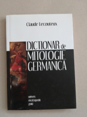 Dictionar de mitologie Germanica foto