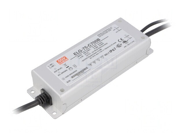 Alimentator LED 75W 700mA 53-107V