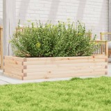 Gossi jardiniera de gradina, 110x60x23 cm, lemn masiv de pin