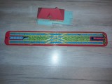 JUCĂRII VECHI DIN METAL -STATIE TREN - TRASEU MAȘINUȚĂ SAU TRENULEȚ - FOREIGHT - MADE IN WEST GERMAY - LEMEZARU