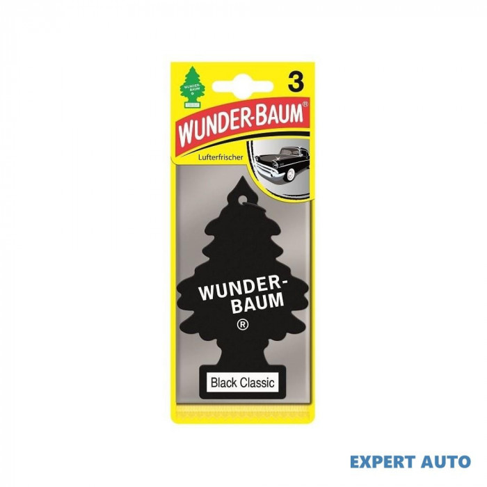 Set 3 bucati odorizante auto bradut wunder-baum black ice UNIVERSAL Universal #6