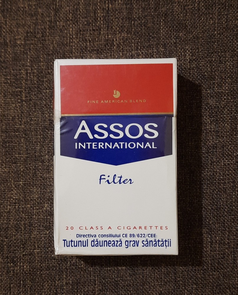 assos cigarettes Pachet plin tigari ASSOS anii 2000- Romania