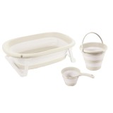 Set cadita pliabila cu accesorii, Dolu, Nuve, Bej