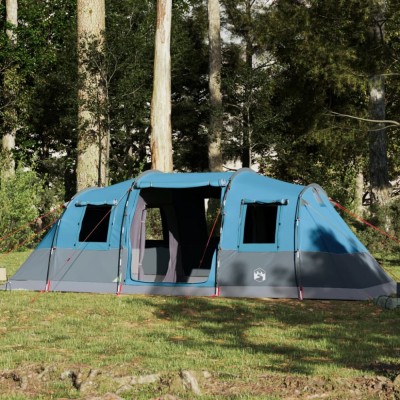 Gossi cort de familie tunel pentru 6 persoane, albastru, impermeabil foto